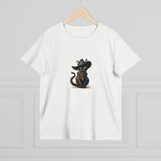 Women's Western Kitty Crew Neck T-shirt