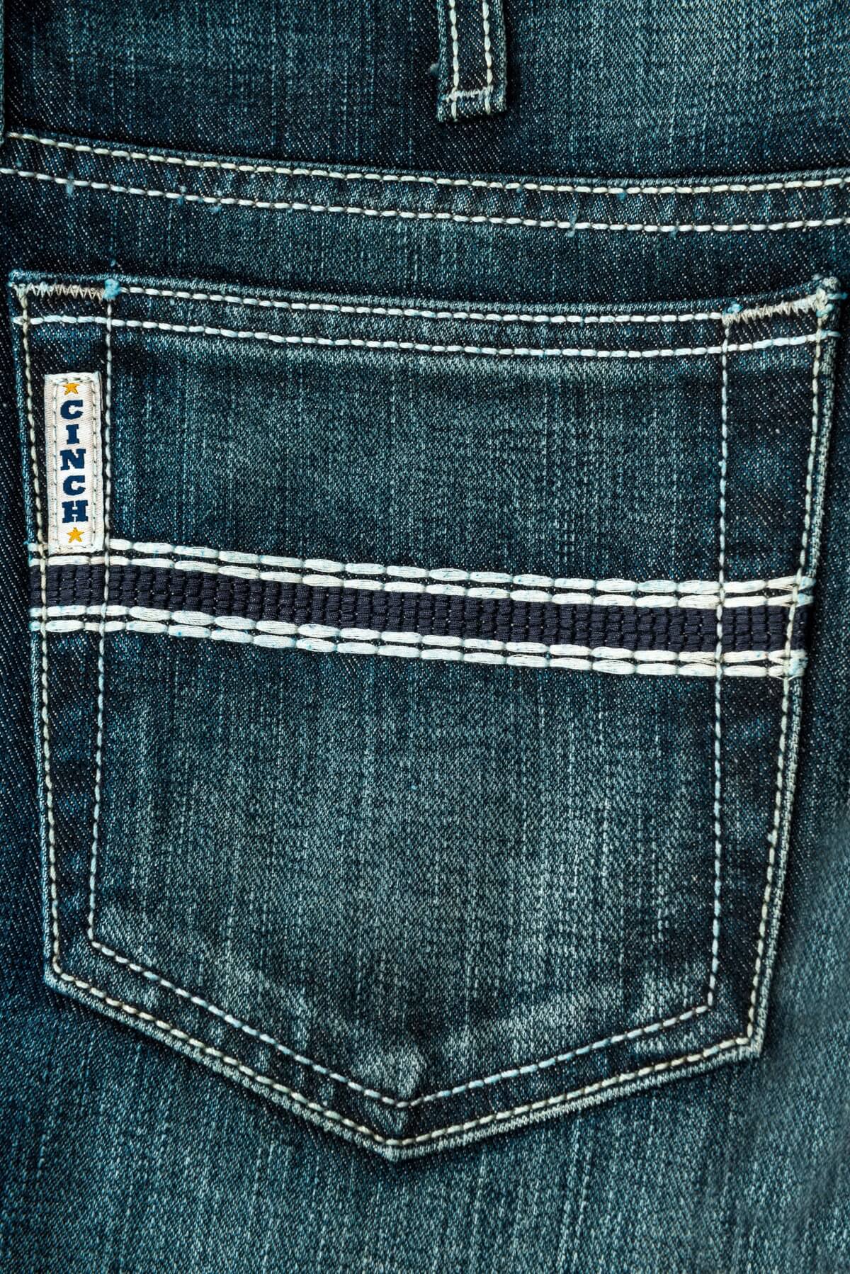 Men's Cinch White Label Jeans - Relaxed Fit - Dark Stonewash