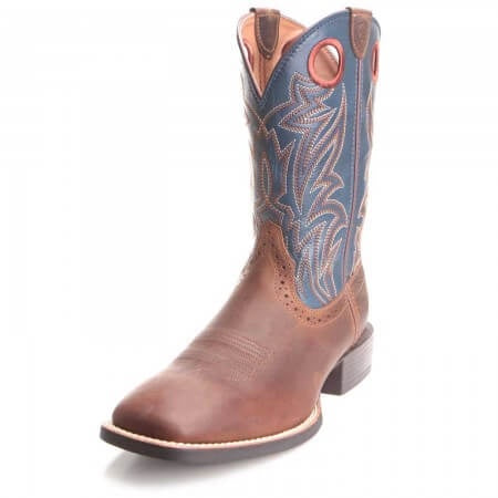 Load image into Gallery viewer, The Men&amp;#39;s Blue Ariat Sidebet Boots
