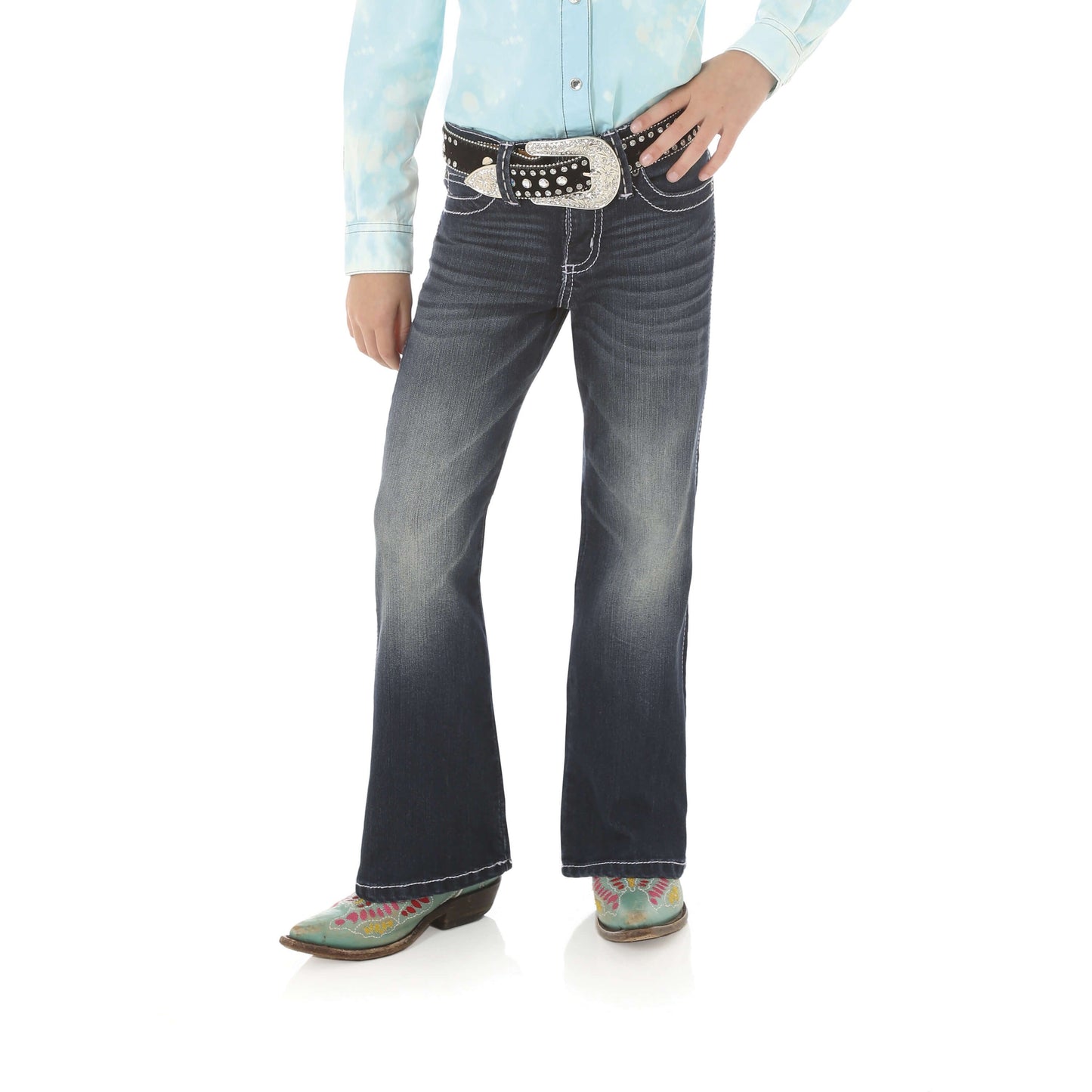 Girl's Wrangler Bootcut Jeans - Diamond K Country