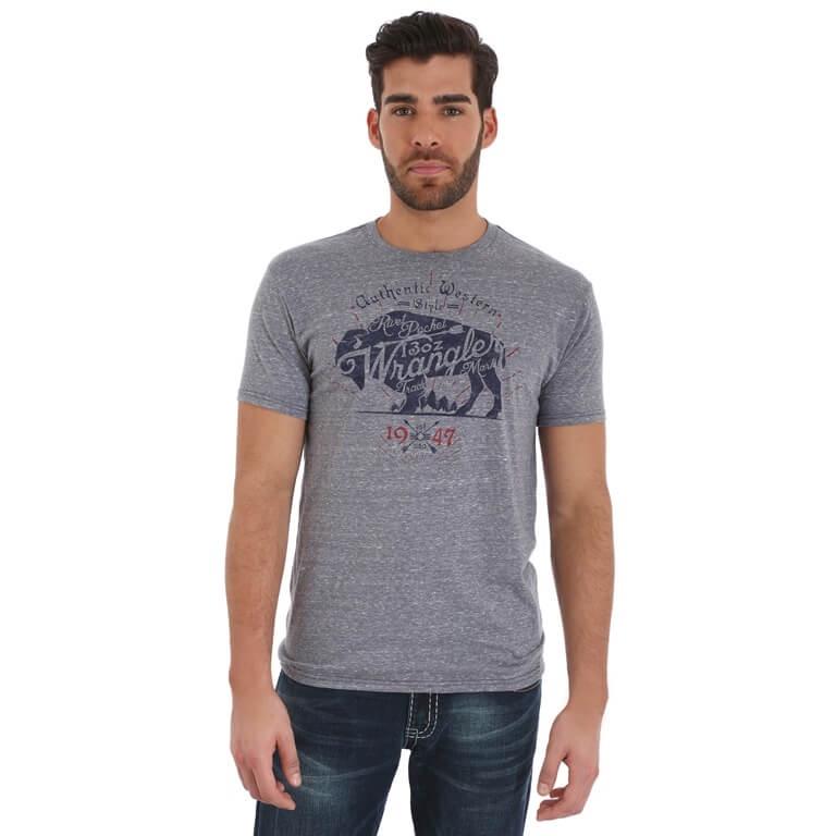Men's Wrangler Buffalo Tee Shirt