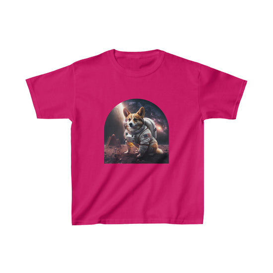 Load image into Gallery viewer, Kids Space Corgi crew neck t-shirt
