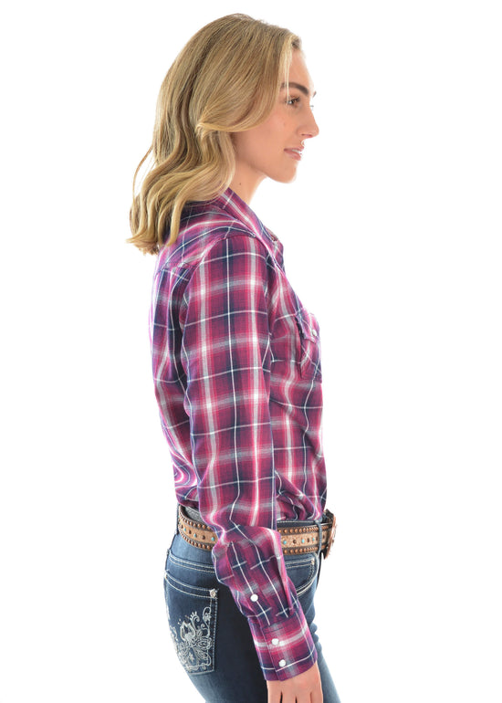 Women's Pure Western Frill Long Sleeve Shirt