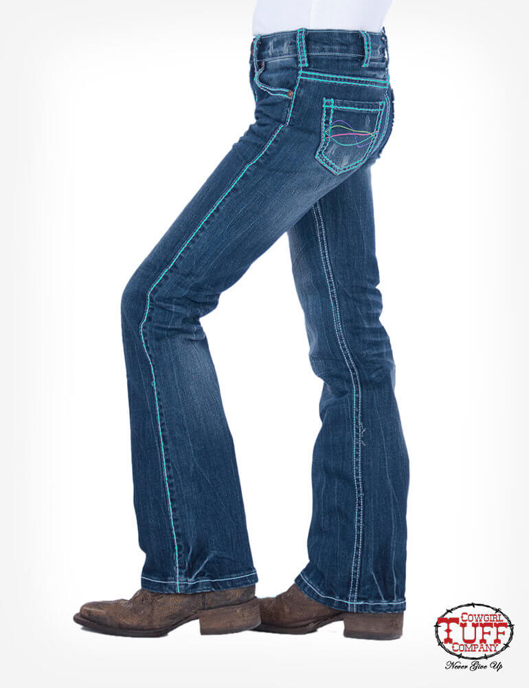 Cowgirl Tuff's - Girls Rodeo Jeans