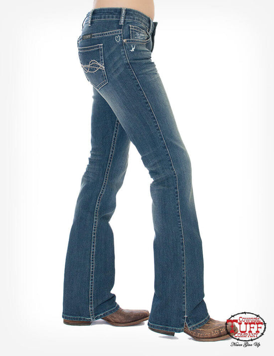 Women's Cowgirl Tuff Inspire Jeans- Natural Waist