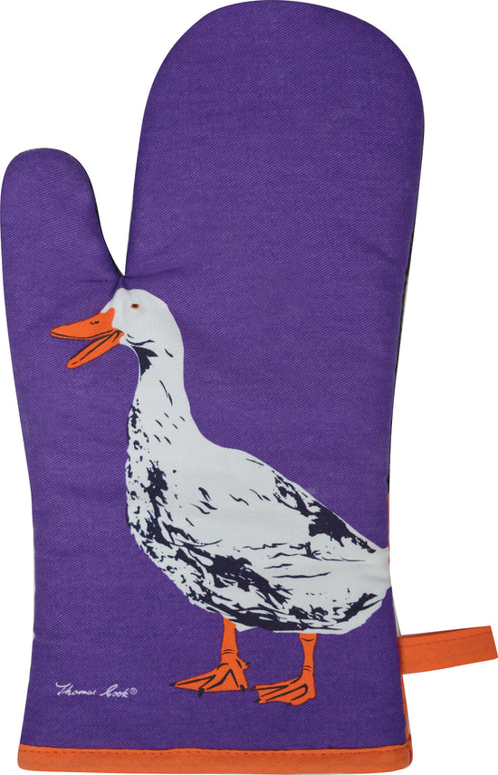 Load image into Gallery viewer, Thomas Cook Oven Mitt &amp;amp; Pot Holder Set - Duck
