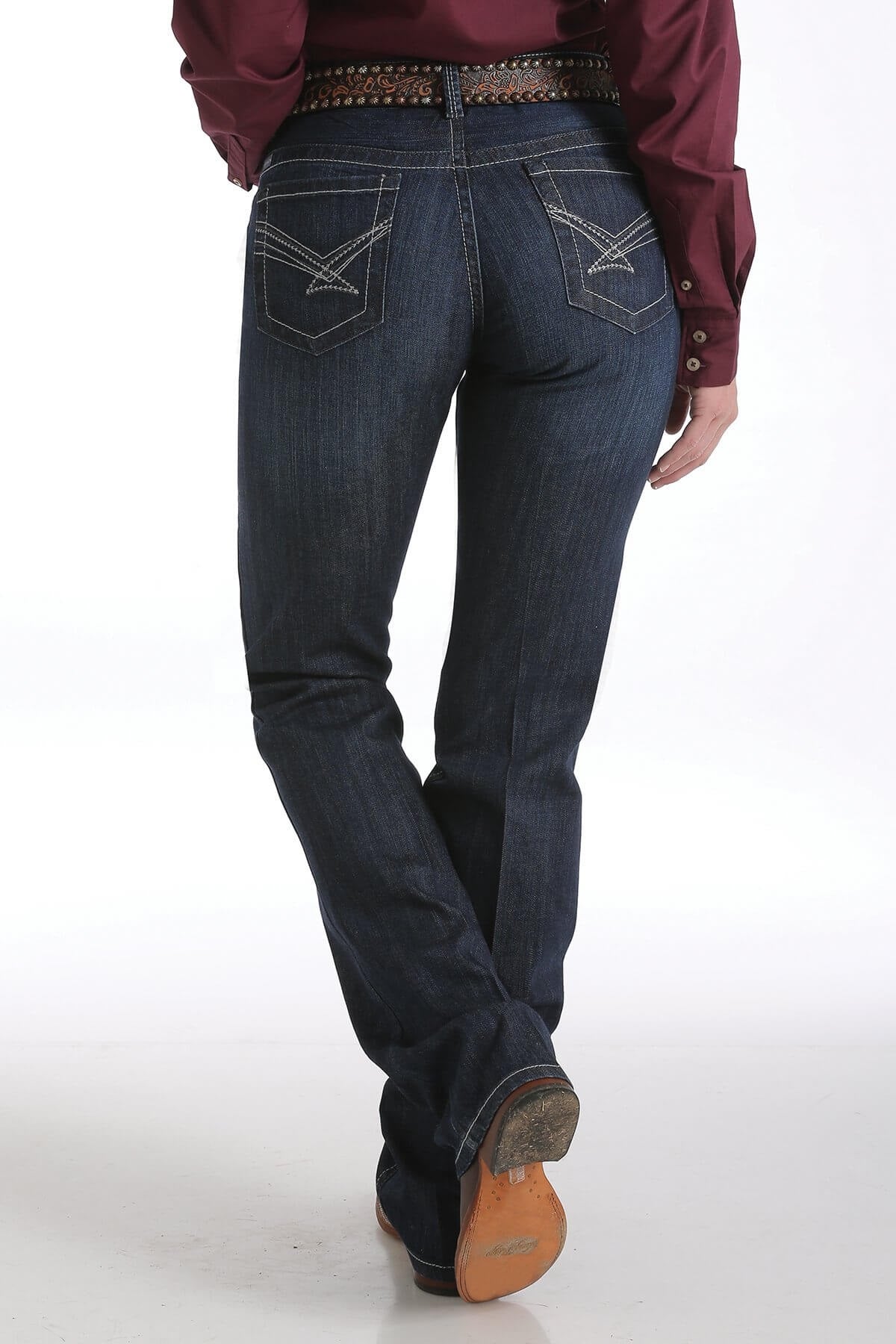 Women's Cinch Ada Relaxed Fit Dark Stonewash Jeans