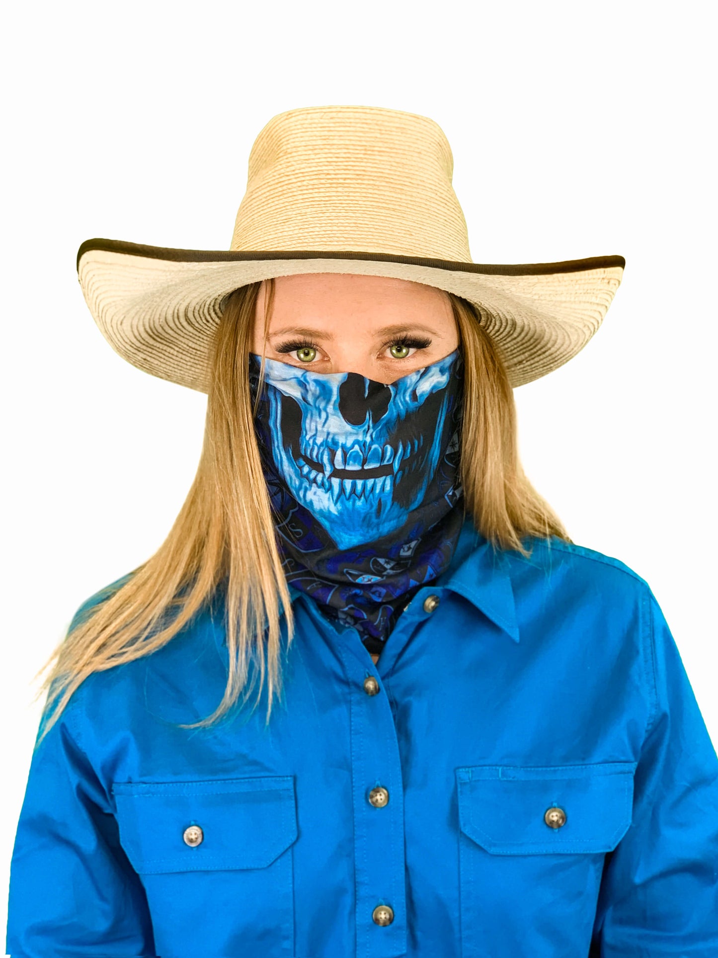Load image into Gallery viewer, Face Shield - StealthTech Camo - Hydro Skull
