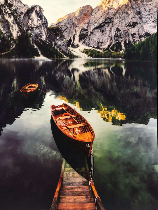 Canvas Print - Lake Boat