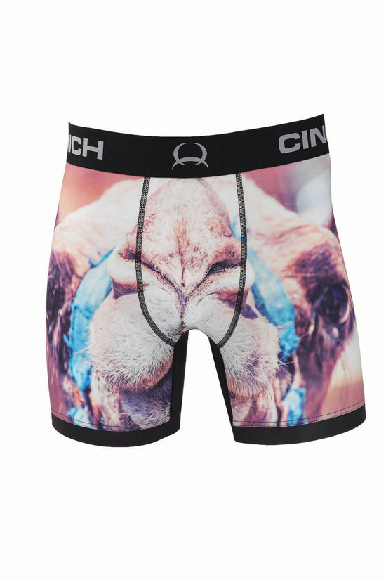Load image into Gallery viewer, Men&amp;#39;s Cinch Camel Boxers 6&amp;quot; Leg
