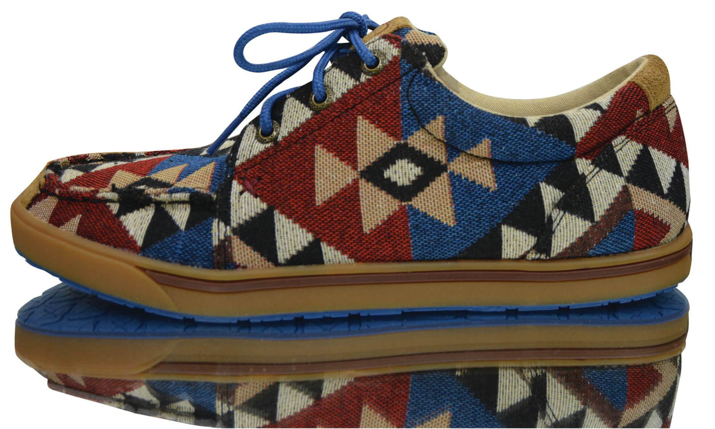 Women's Twisted X Casual Pattern Lace Up Shoe
