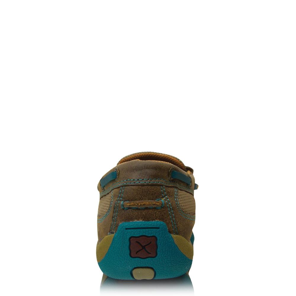 Women's Twisted X Casual Driving Moc Shoes Turquoise