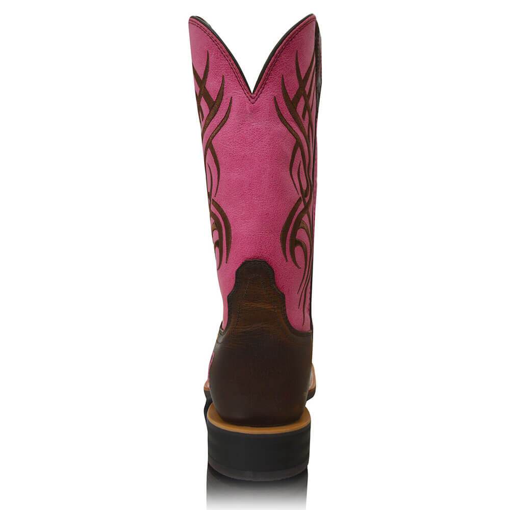 Load image into Gallery viewer, Women&amp;#39;s Twisted X Pink Ribbon Ruff Stock Western Boots
