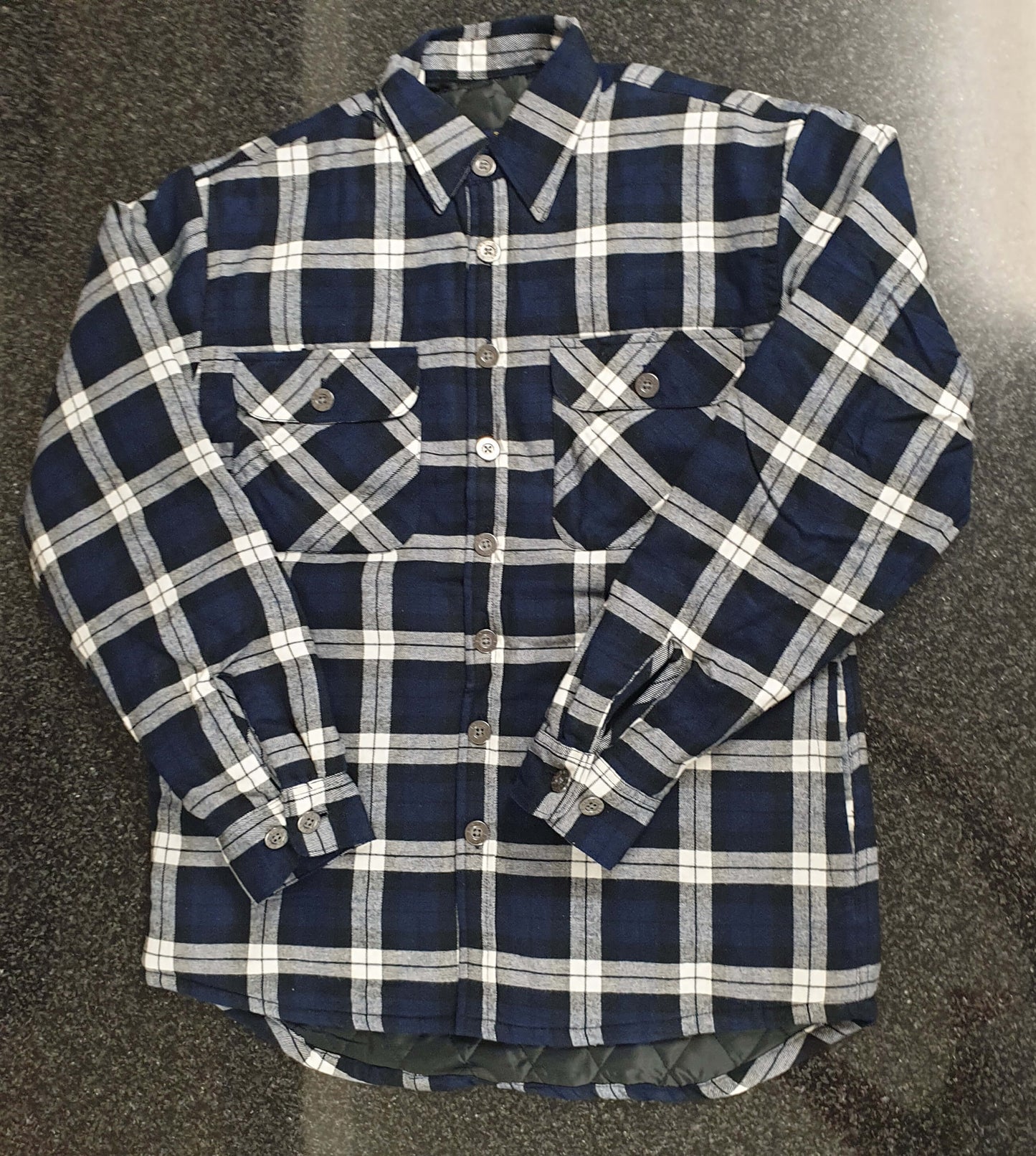 Men's Bisley L/S Quilted Flannelette Jumper – Diamond K Country